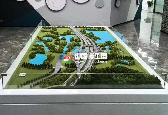 杭宁高速公路湖州市区联络线第TJ01标段沙盘模型