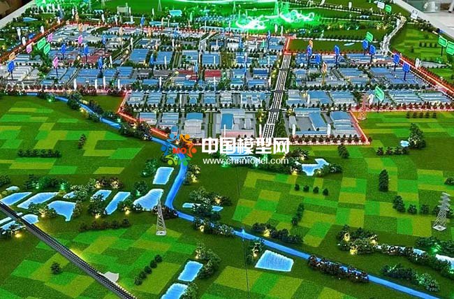 工业园应急指挥中心沙盘模型