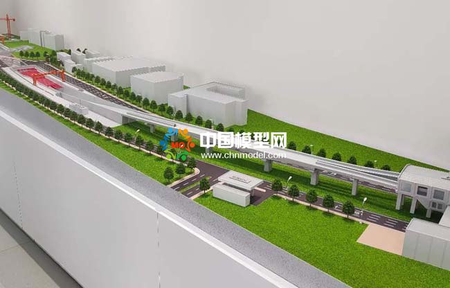 ​​​​​​​城市轨道交通地铁站施工沙盘模型