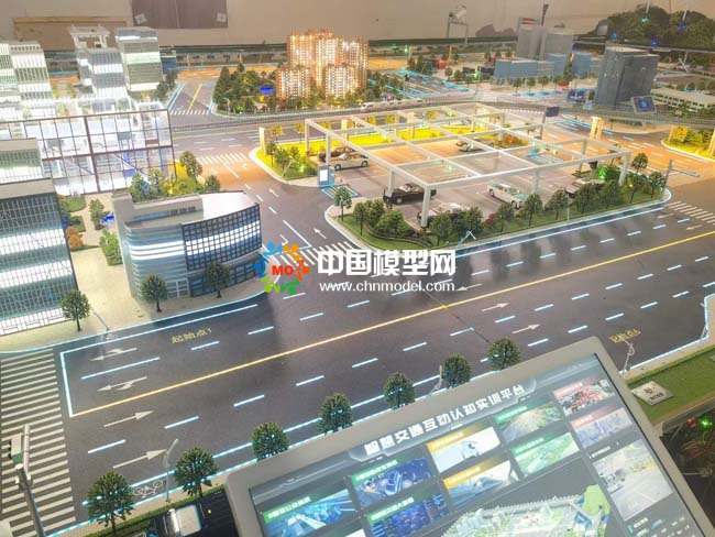智慧交通互动认知实训平台沙盘模型