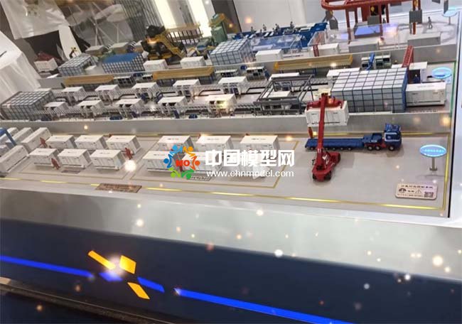 储能箱生产线沙盘模型