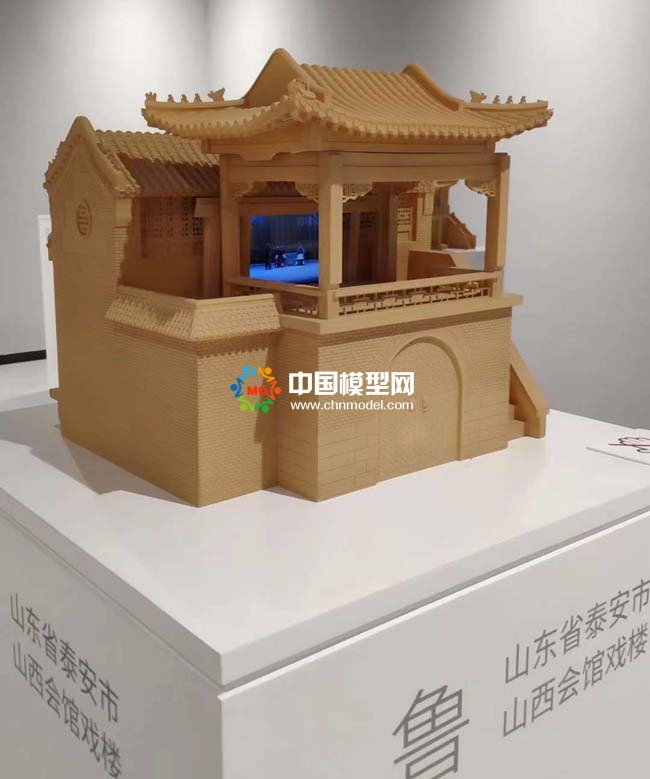 会馆戏楼建筑模型
