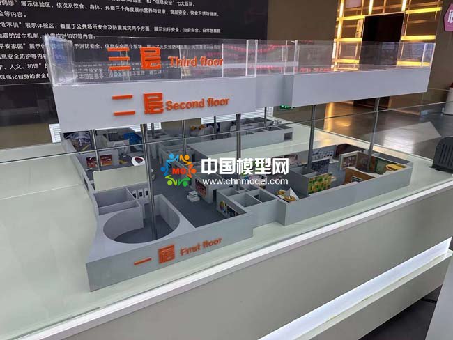 公共安全教育体验馆沙盘模型
