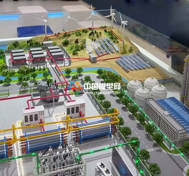 可再生能源制氢沙盘模型