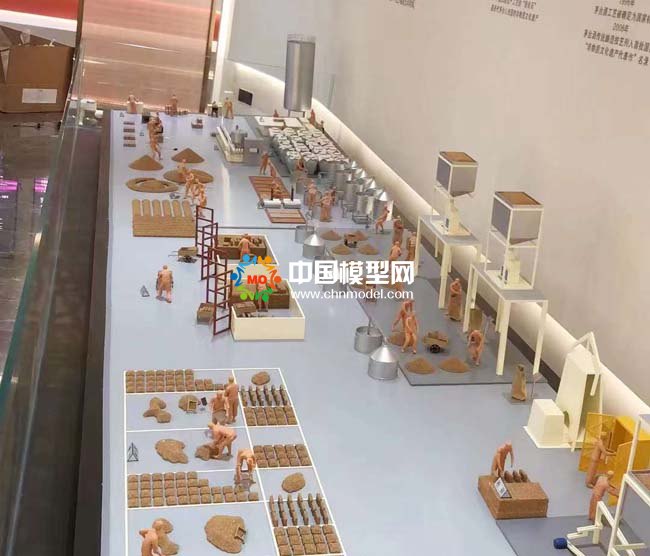 茅台酿酒工艺流程沙盘模型