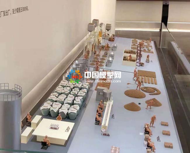 茅台酿酒工艺流程沙盘模型