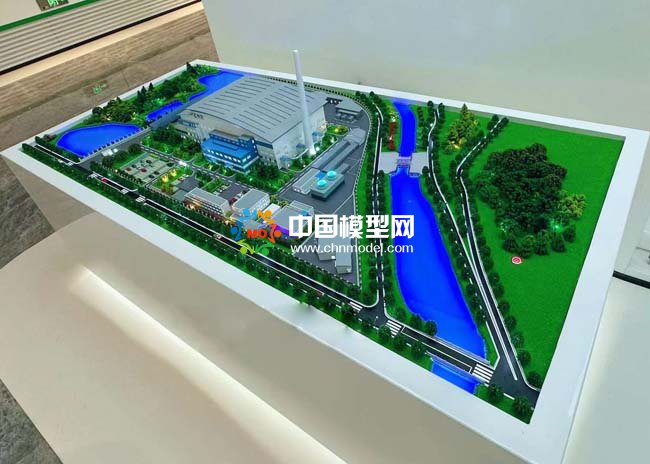 焚烧热解气化处置工艺沙盘模型