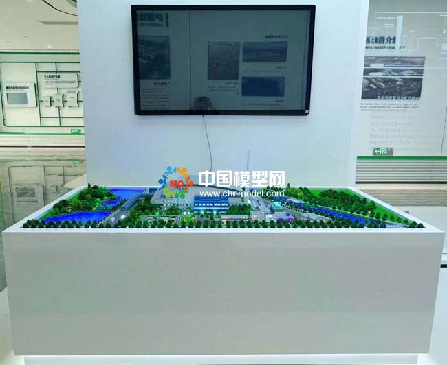 焚烧热解气化处置工艺沙盘模型
