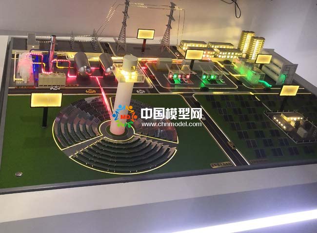 光伏风电水电氢能多能并储沙盘模型