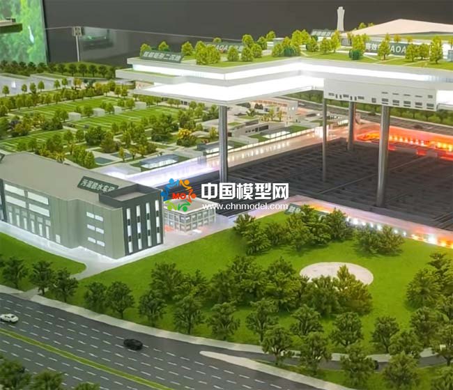 环水绿色生态综合体沙盘模型