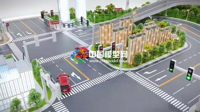 交通管理局道路交通事故演示沙盘模型