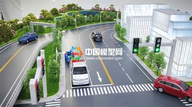 交通管理局道路交通事故演示沙盘模型
