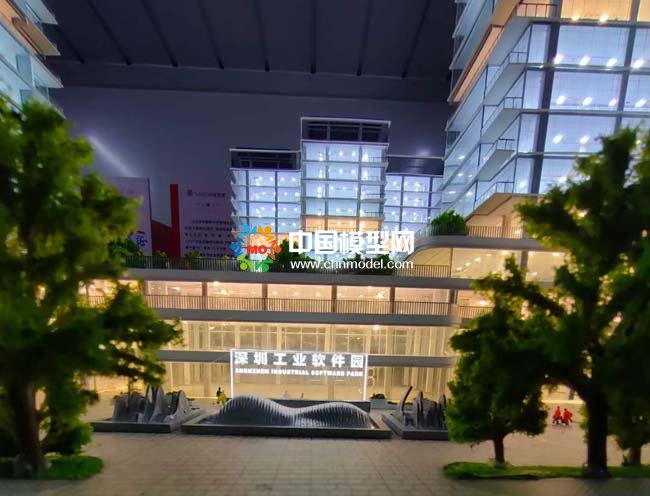 深圳工业软件园沙盘模型