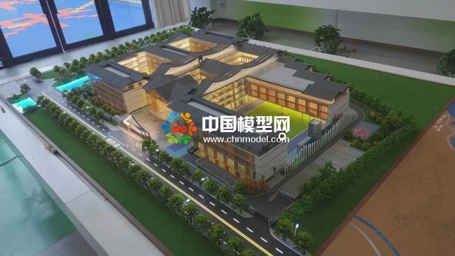 湘湖未来学校沙盘模型