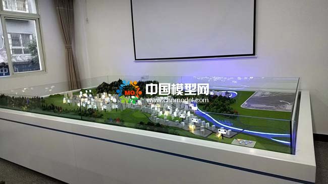 达川区规划沙盘模型