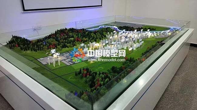 达川区规划沙盘模型