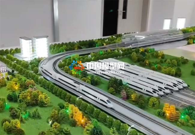 同济大学轨道交通教学沙盘模型