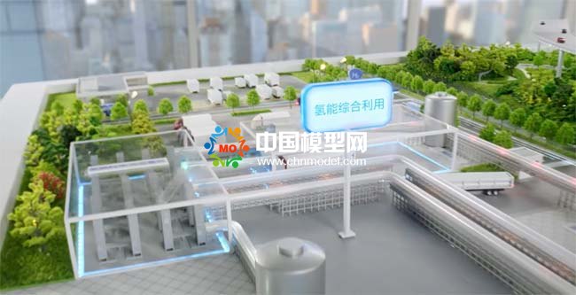 松下绿智造沙盘模型