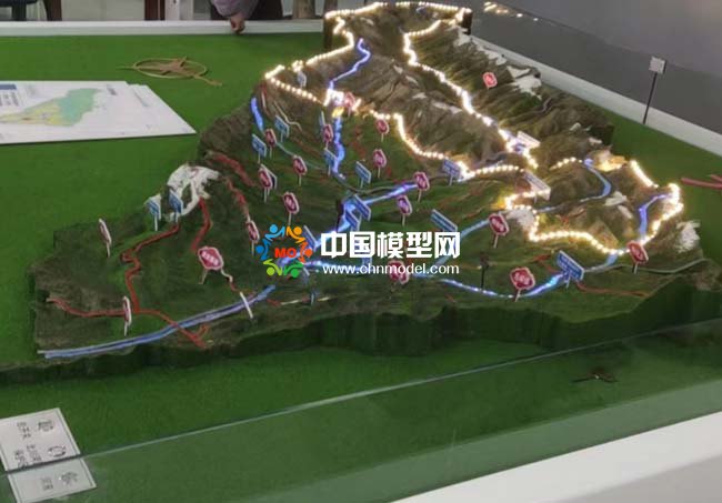 农村污水处理运维沙盘模型