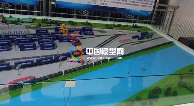 中欧中亚班列铁路货场沙盘模型