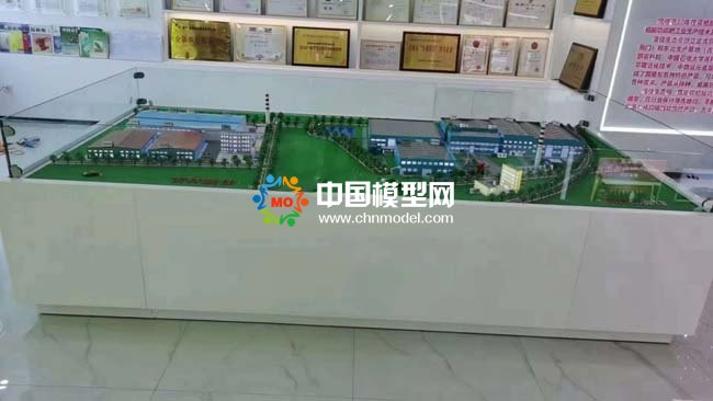 化肥厂沙盘模型