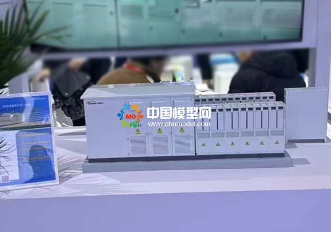 组串式升压一体舱模型