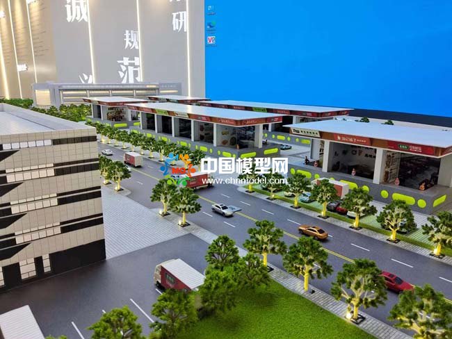 现代化农产品深加工企业沙盘模型