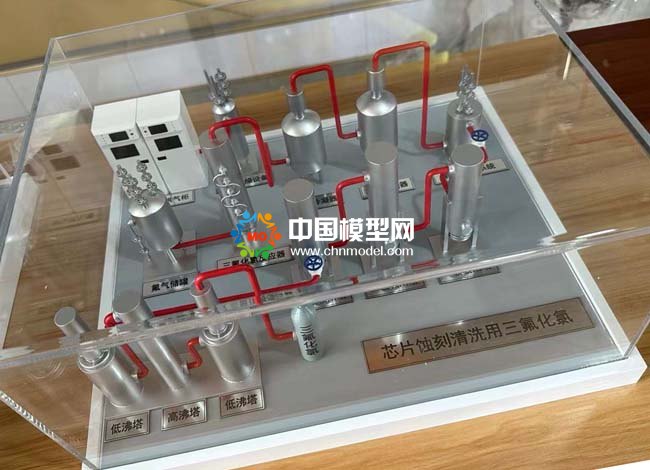 芯片蚀刻清洗用三氟化氯模型
