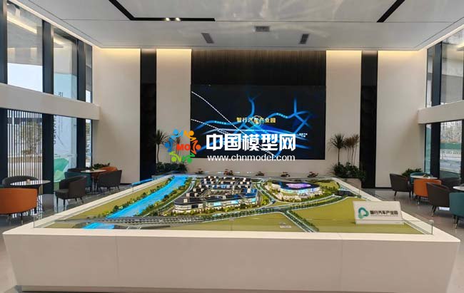 智行汽车产业园沙盘模型