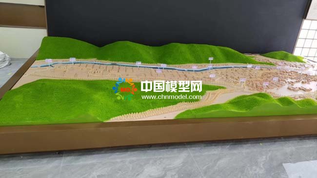 茅台镇沙盘模型