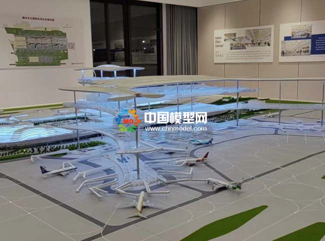 福州长乐国际机场沙盘模型
