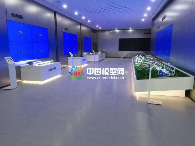 企业综合智慧能源展厅沙盘模型