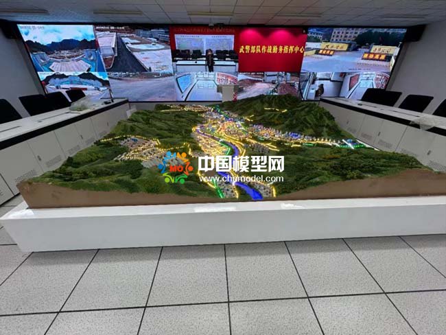 武警部队作战勤务指挥沙盘模型