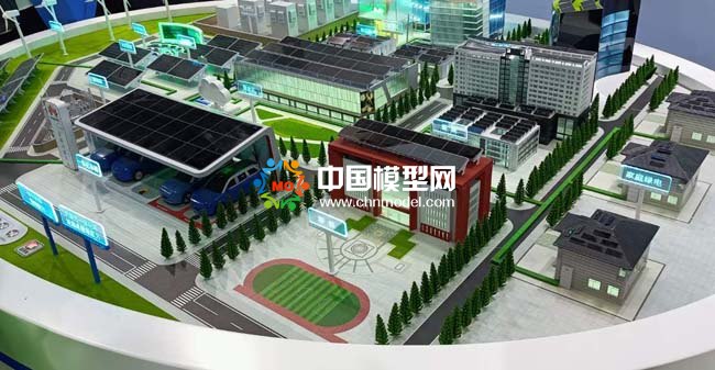 智能光伏光储融合沙盘模型