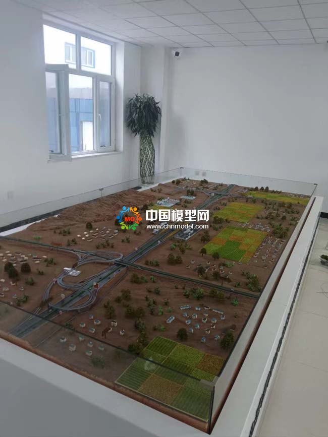 G30连霍高速公路星星峡至哈密段改扩建工程XHGJ-6标段沙盘模型