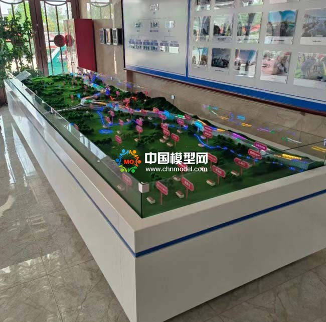 查草高速工程建设沙盘模型