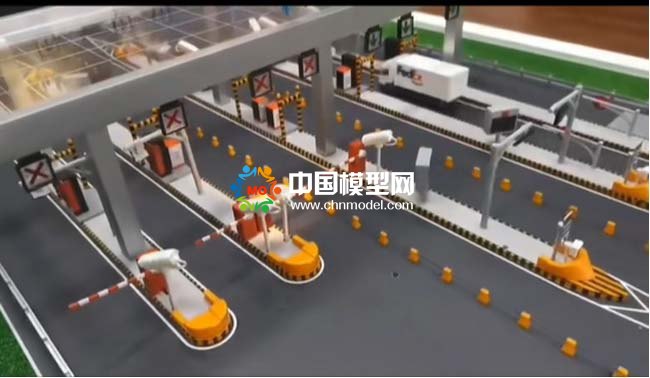 收费站沙盘模型