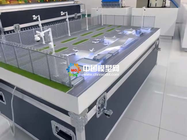 机场动态智能安防沙盘模型