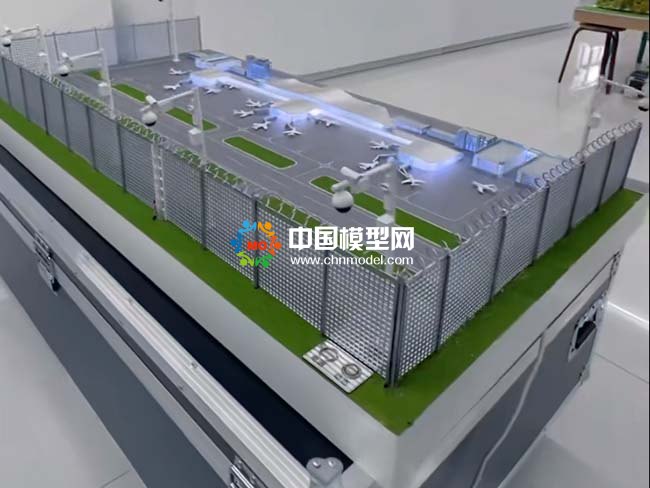 机场动态智能安防沙盘模型