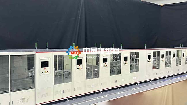 高速高柔线沙盘模型