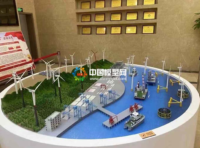风电配套码头沙盘模型舟山模型公司