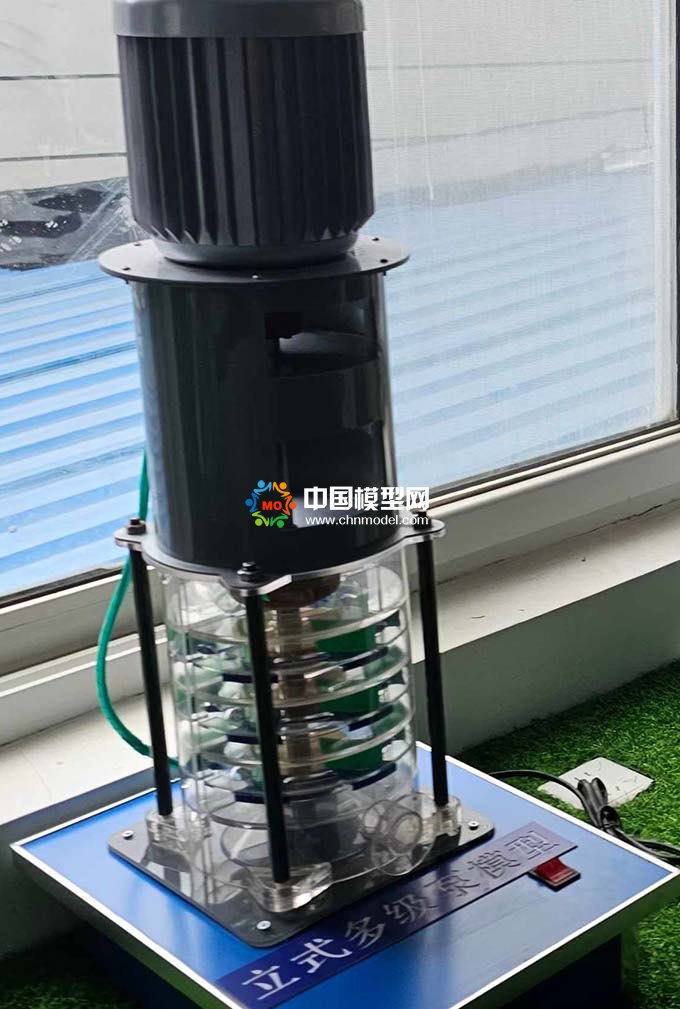 回收塔模型，立式多级泵模型