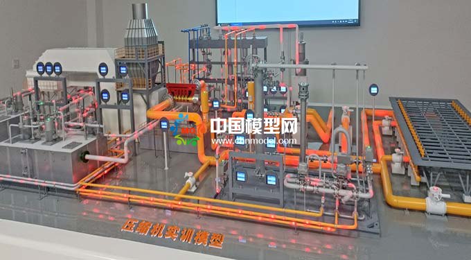 压缩机实训模型沙盘模型,工业技能提升的智慧钥匙