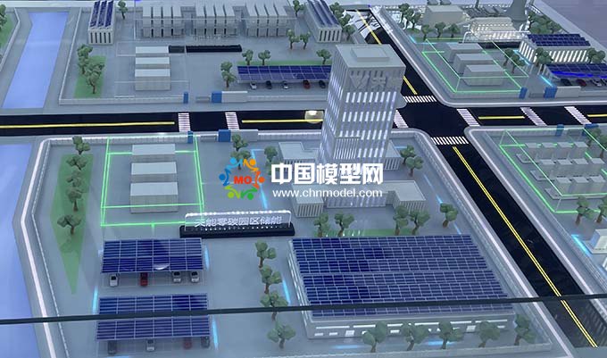 天能零碳园区储能沙盘模型