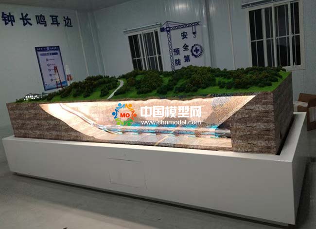 智慧矿山地下开采沙盘模型