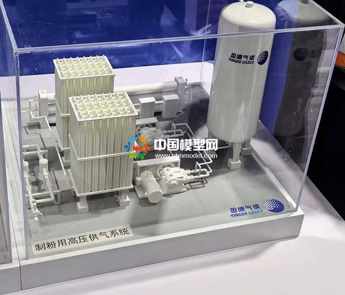 气体应用气雾化制粉高压供气技术解决方案沙盘模型 