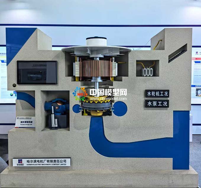 储能水轮发电机模型