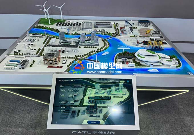 零碳新基建零碳工厂零碳商业沙盘模型