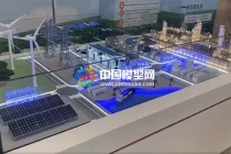 绿电储能绿色化工耦合联动沙盘模型