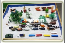 青少年通过沙盘模型建设可以提高手脑创造能力